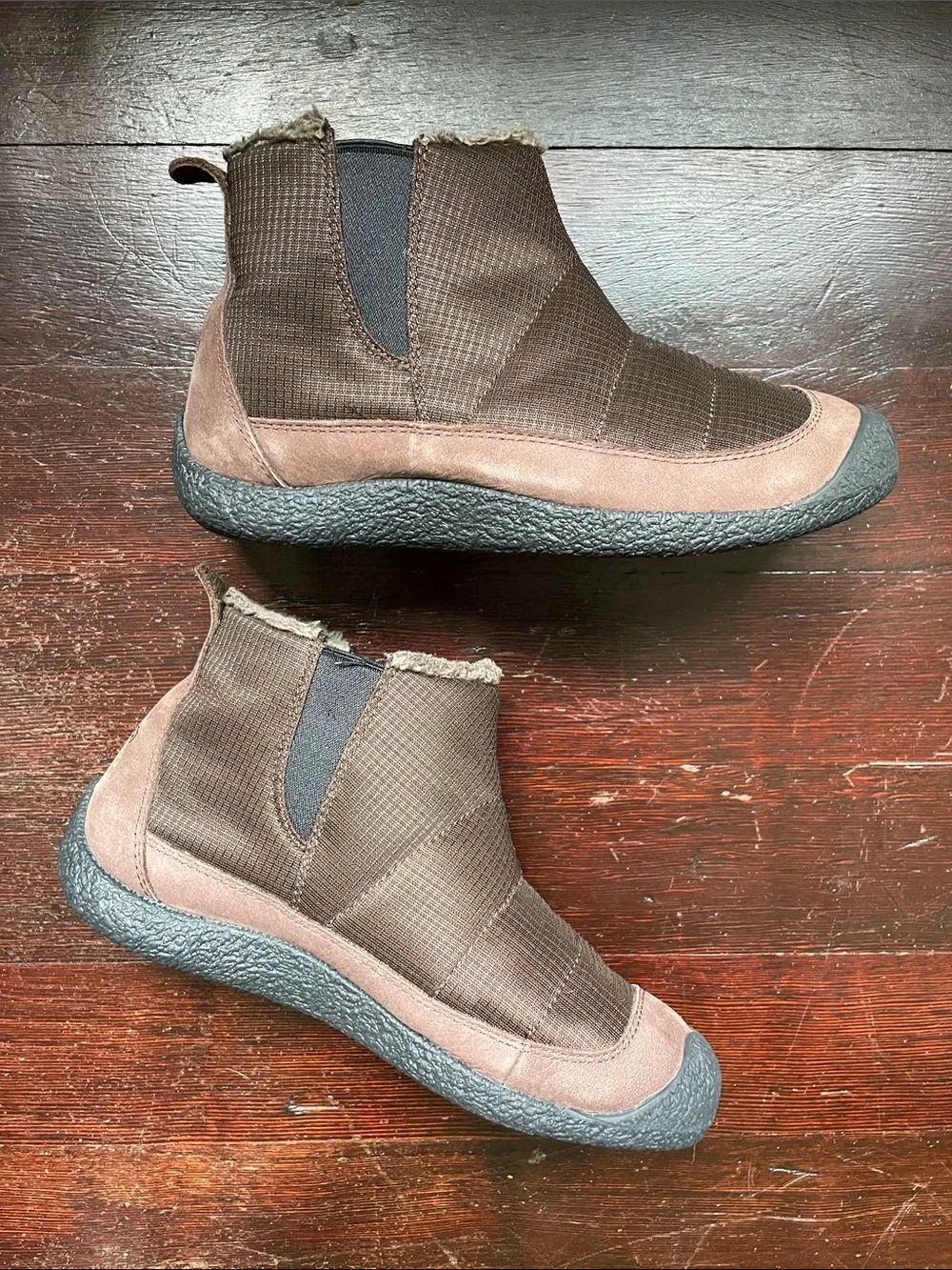 KEEN Footwear Brown Cozy Fleece-Lined Slip-On Boots